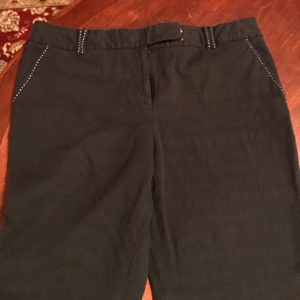 Peter Nygard cotton twill pants